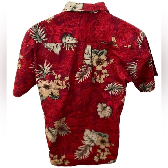 HARD ROCK CAFE Honolulu Aloha Hawaiian Tropical Floral Shirt Men L Large RARE! - Picture 4 of 7